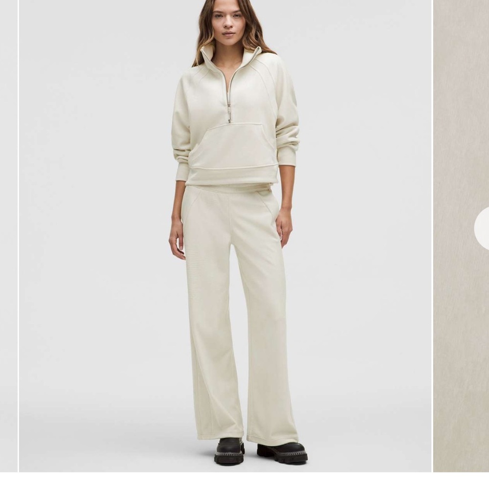 Lululemon Velvet Wide Leg Scuba Pant